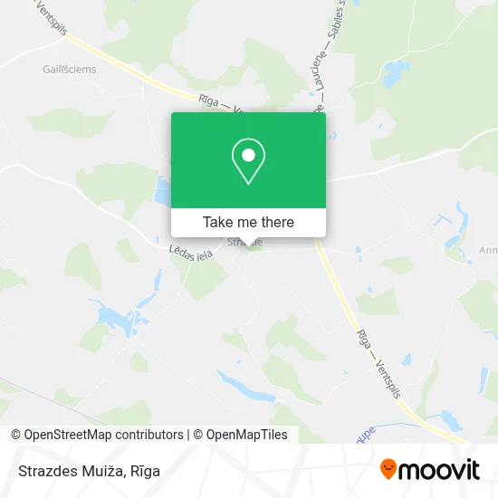 Strazdes Muiža map
