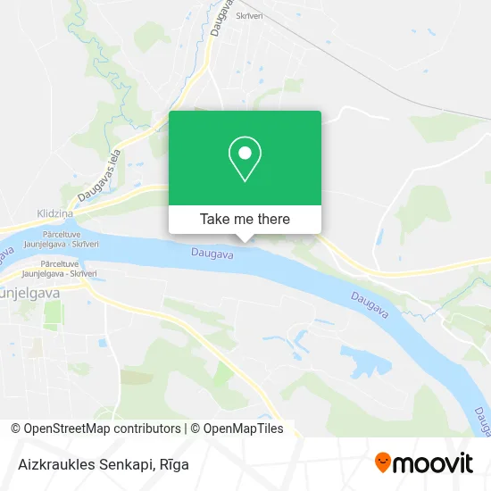 Aizkraukles Senkapi map