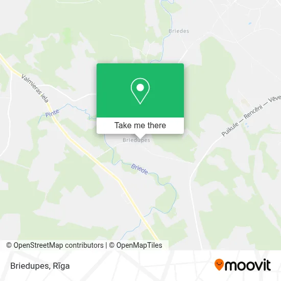 Briedupes map