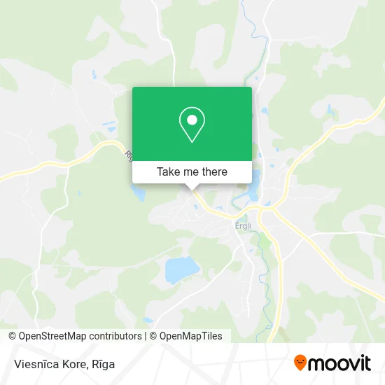 Viesnīca Kore map