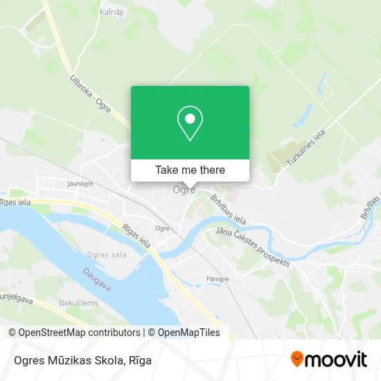 Ogres Mūzikas Skola map