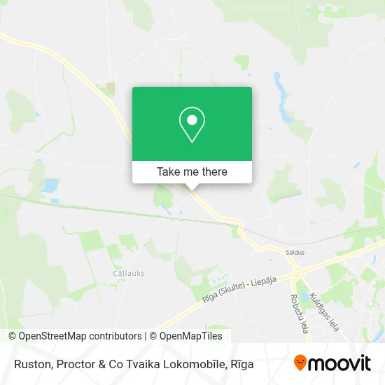 Ruston, Proctor & Co Tvaika Lokomobīle map