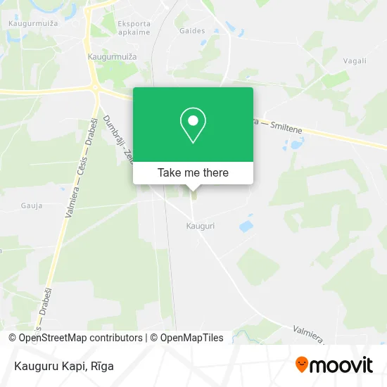 Kauguru Kapi map