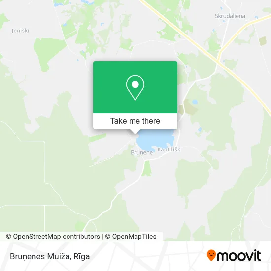 Bruņenes Muiža map