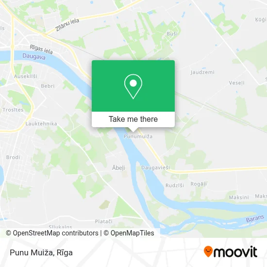 Punu Muiža map