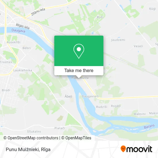 Punu Muižnieki map