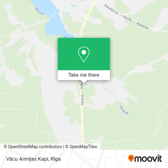 Vācu Armijas Kapi map