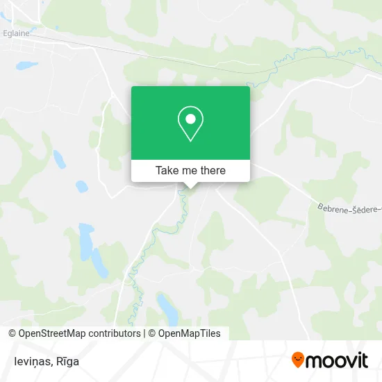 Ieviņas map