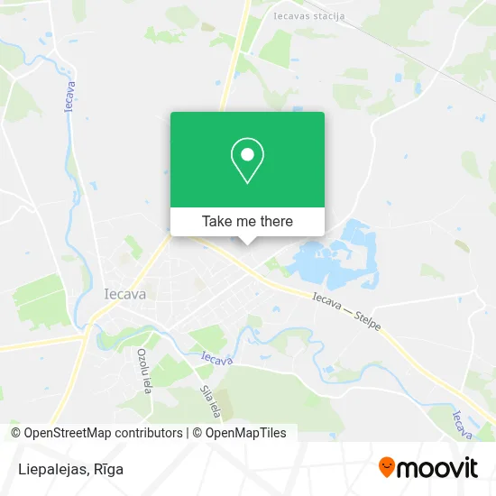 Liepalejas map
