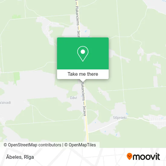 Ābeles map