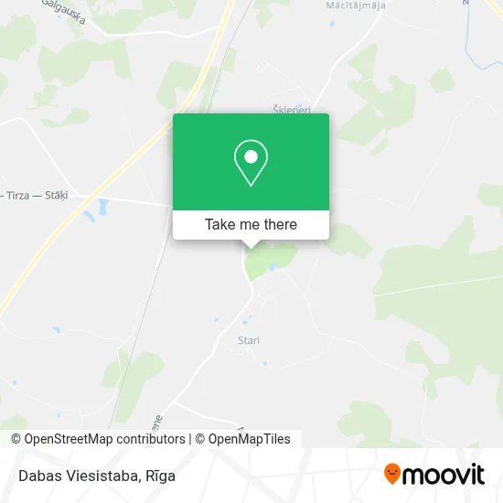 Dabas Viesistaba map