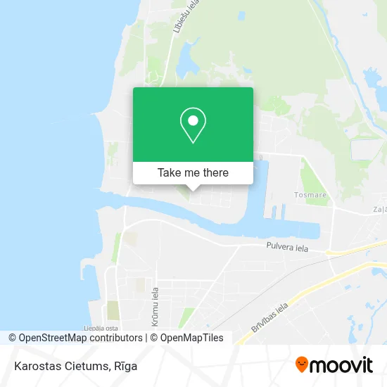 Karostas Cietums map