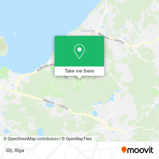 Sīļi map