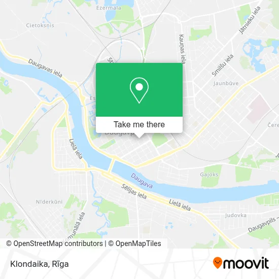 Klondaika map