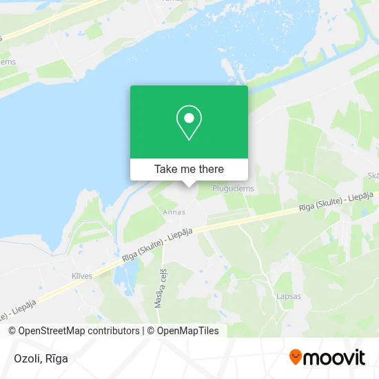 Ozoli map