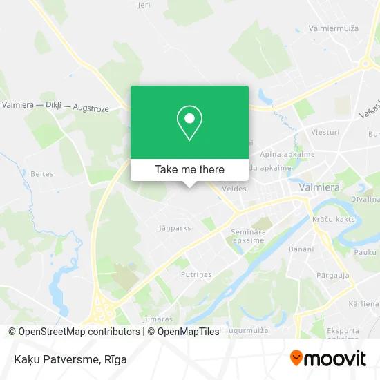 Kaķu Patversme map