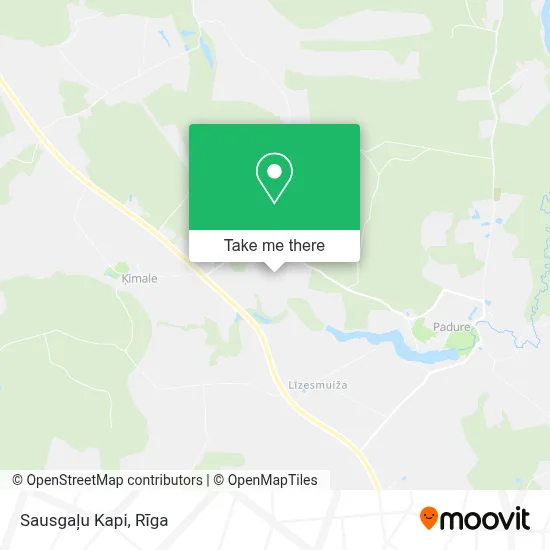 Sausgaļu Kapi map