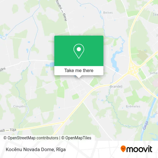Kocēnu Novada Dome map