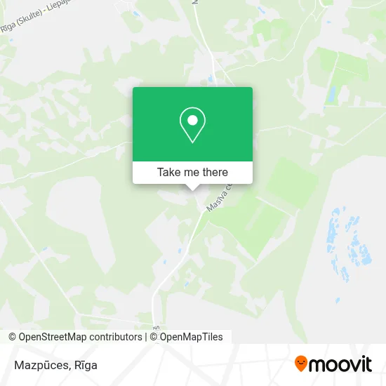 Mazpūces map