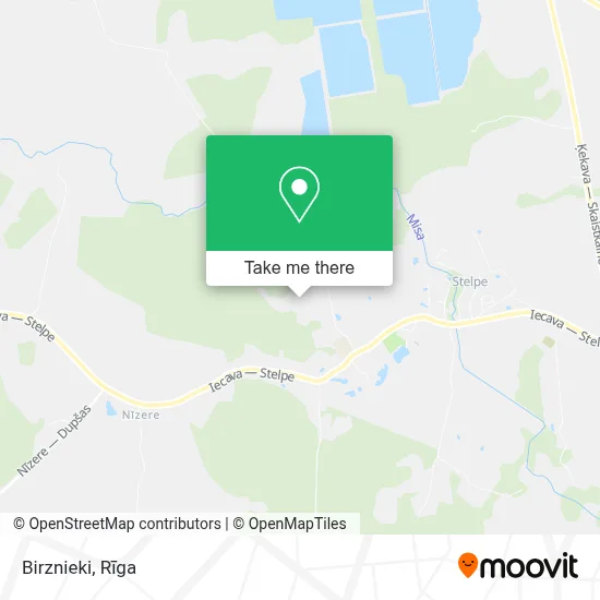 Birznieki map