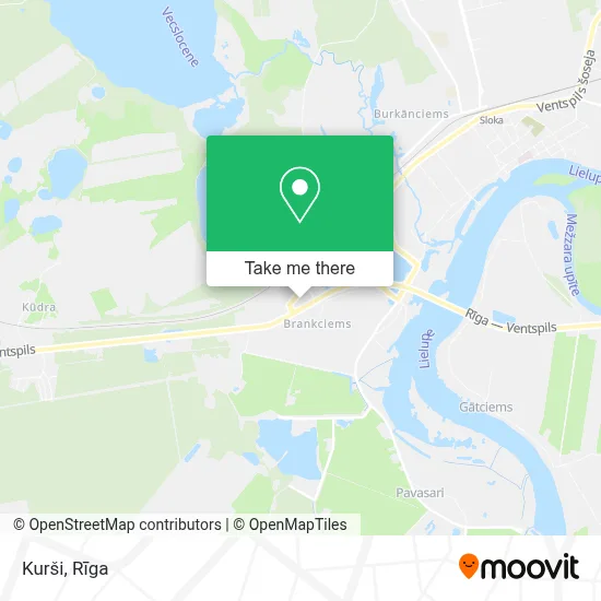 Kurši map
