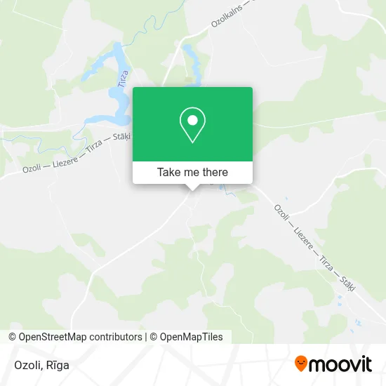 Ozoli map