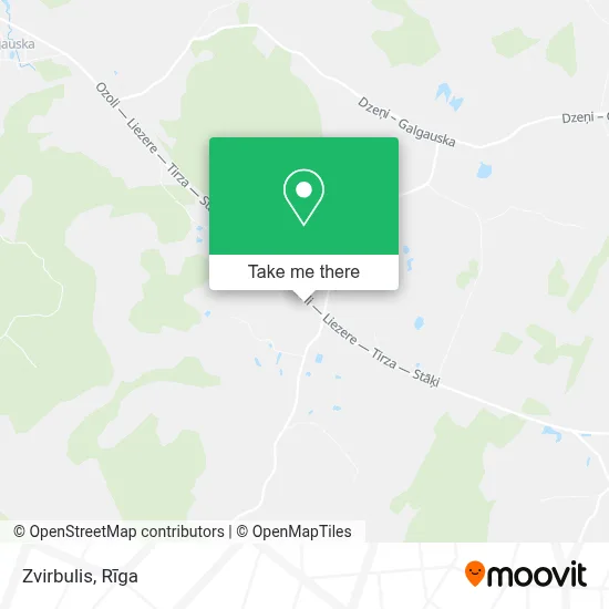 Zvirbulis map