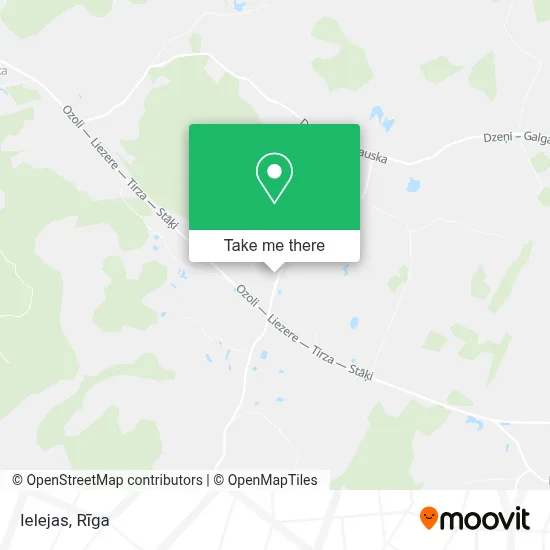 Ielejas map