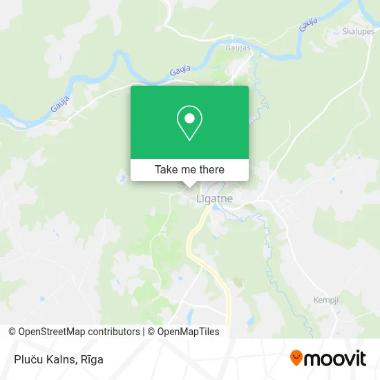 Pluču Kalns map