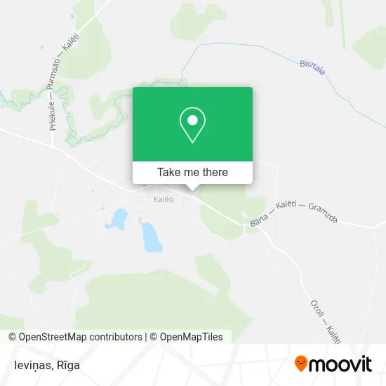 Ieviņas map
