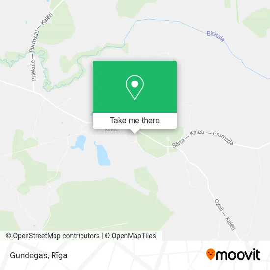 Gundegas map