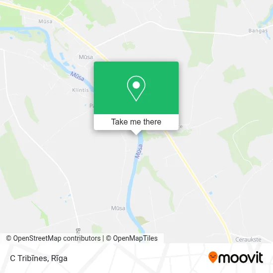 C Tribīnes map