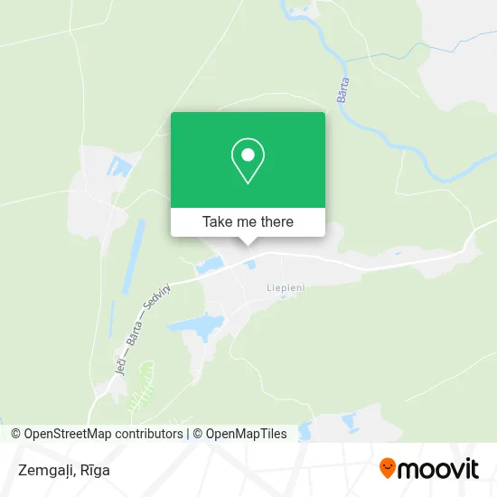 Zemgaļi map