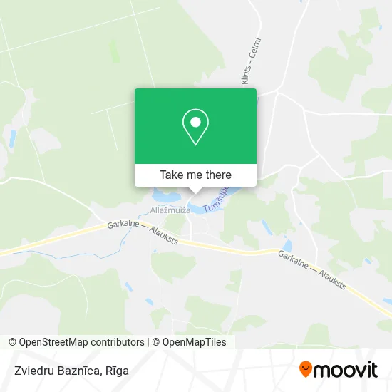 Zviedru Baznīca map