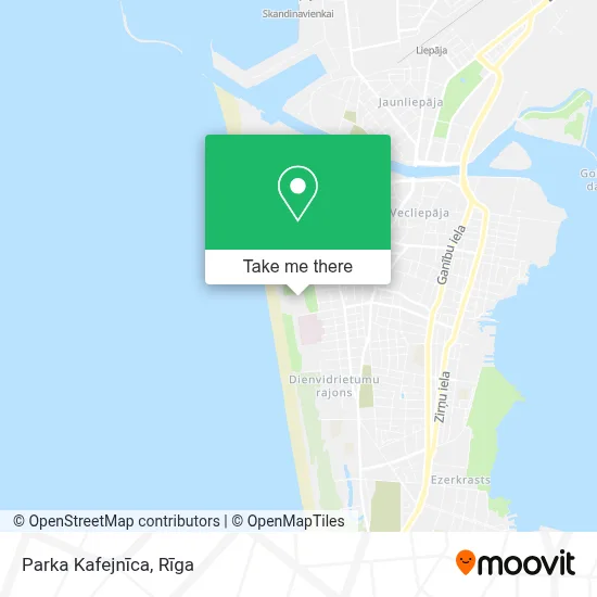 Parka Kafejnīca map