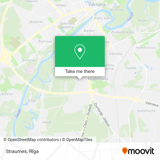 Straumes map