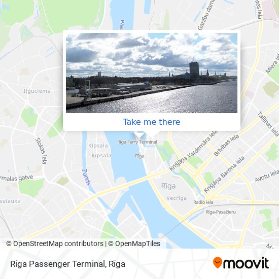 Riga Passenger Terminal map