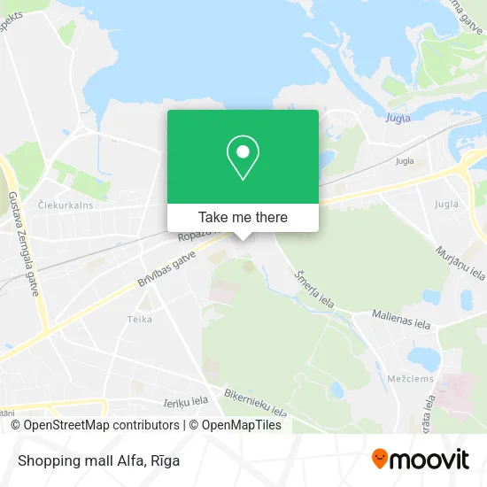 Shopping mall Alfa map