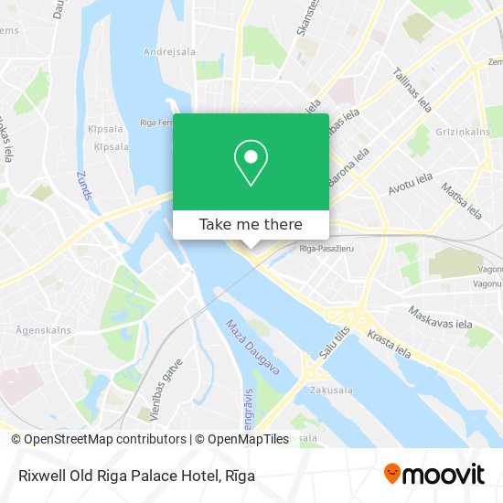 Rixwell Old Riga Palace Hotel map