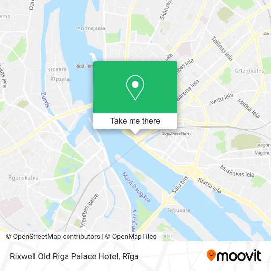 Rixwell Old Riga Palace Hotel map