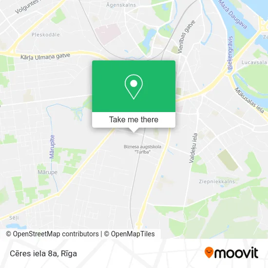 Карта Cēres iela 8a