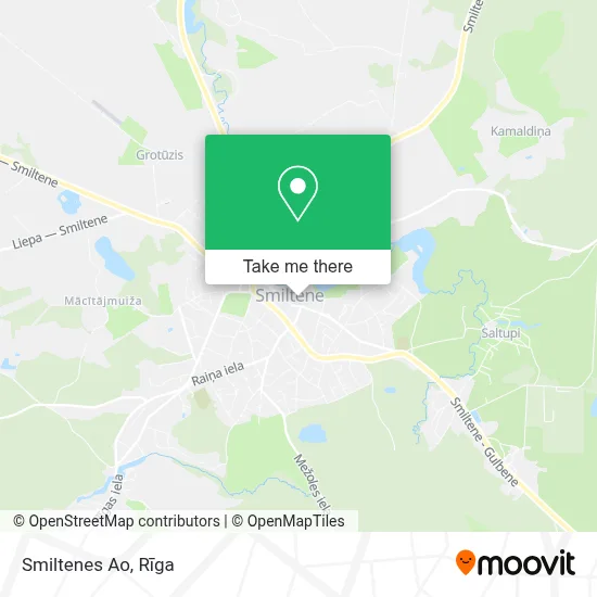 Smiltenes Ao map