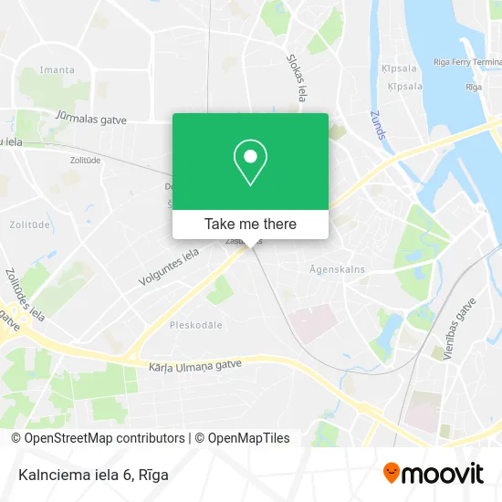 Kalnciema iela 6 map