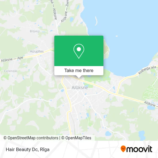 Hair Beauty Dc map