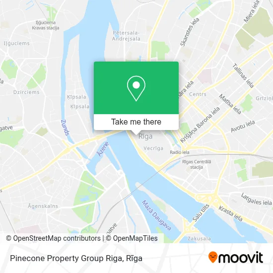 Pinecone Property Group Riga map