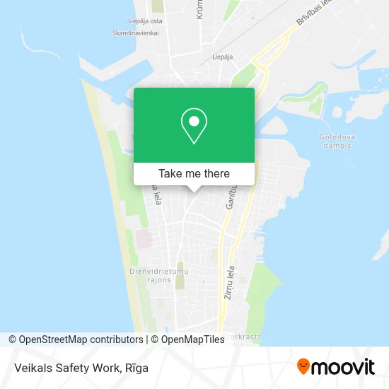 Veikals Safety Work map