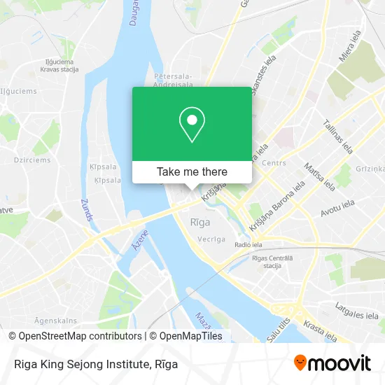 Riga King Sejong Institute map