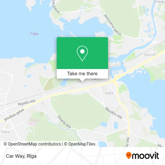Car Way map