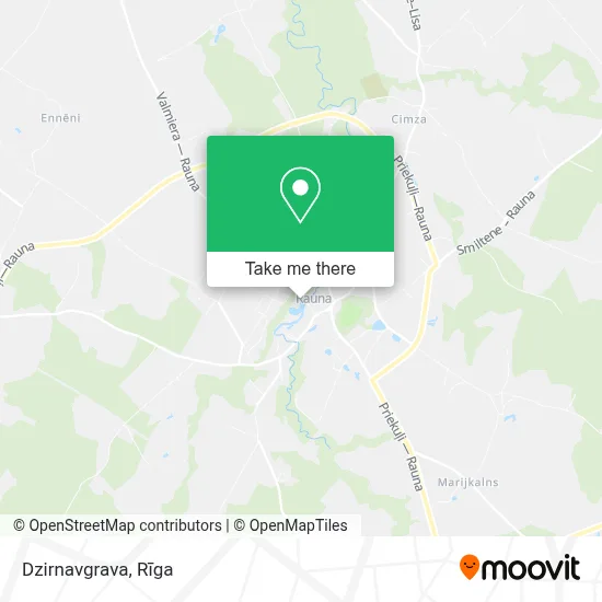 Dzirnavgrava map
