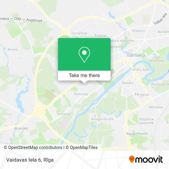 Vaidavas Iela 6 map